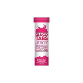 Glucotabs Juicy Rasberry Ταμπλέτες Γλυκόζης με γεύση βατόμουρο, 10 tabs