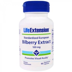 Life Extension Bilberry Extract, 90 vcaps