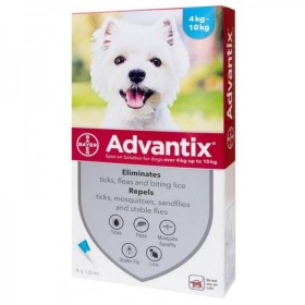 Advantix Spot-On Διάλυμα Για Σκύλους Από 4-10Kg, 4 Πιπέτες