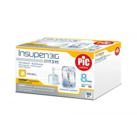 Insupen Βελόνες για Πένα Ινσουλίνης 31G x 8mm, 100 τεμάχια