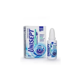 Intermed Unisept Buccal (Oromucosal) Drops, Σταγόνες Στόματος για Καθαρισμό, Επούλωση & Ανακούφιση Ελκών & Πληγών, 30 ml