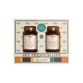 SKY PREMIUM LIFE Promo Zinc 25mg 60 Ταμπλέτες & Δώρο Vit C 500mg 60 Ταμπλέτες