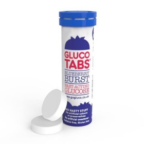 Glucotabs Blueberry Burst Ταμπλέτες Γλυκόζης με Γεύση Mύρτιλο, 10 tabs