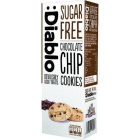 Diablo Μπισκότα Chocolate Chip Χωρίς Ζάχαρη 130gr