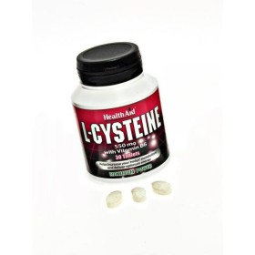 Health Aid L-Cysteine 550mg with Vitamin B6,30tabs