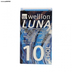 Wellion Luna Duo Cholesterol 10strips-Ταινίες Μέτρησης Χοληστερόλης