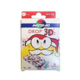 Master Aid Drop 3D Cerotti Speciale Natale, Παιδικά Επιθέματα για Πληγές & Τραύματα (7x5 cm), 5 τεμάχια