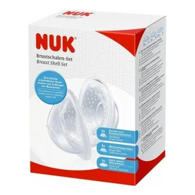NUK - Σετ Προστατευτικό Θηλής και Αεριζόμενο Κάλυμμα | 6τμχ