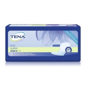Tena Lady Super Πολύ Απορροφητικές Σερβιέτες Ακράτειας, 15 τεμάχια