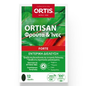 ORTISAN FORTE FRUITS&FIBRES 12 ταμπλέτες