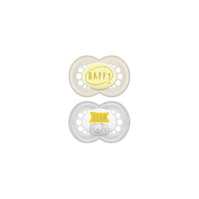 Mam Original Πιπίλα Σιλικόνης Άσπρη - Γκρι 16m+ 2τμχ 250S