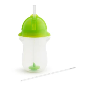 MUNCHKIN - Tip   Sip Straw Cup Green 12m+ | 296ml