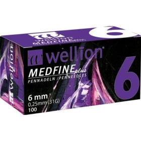 Wellion Medfine Plus 6mm 100τμχ