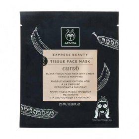 APIVITA Express Beauty Face Mask Tissue Face Mask with Herbs for Detoxification & Cleansing 20ml