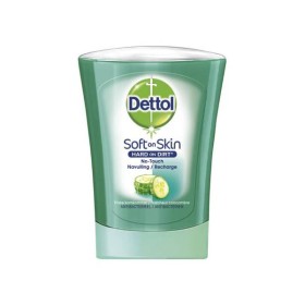 Dettol Ανταλλακτικό Υγρό Κρεμοσάπουνο με Αγγούρι για τη Συσκευή No-Touch, 250ml