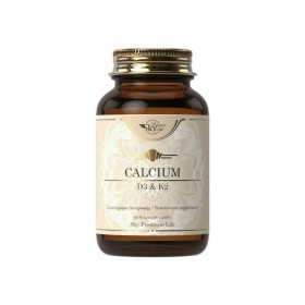 Sky Premium Life Calcium Vitamin D3 + K2 Συμπλήρωμα Διατροφής για την Ενίσχυση των Οστών, Μυών & Δοντιών 60 Δισκία