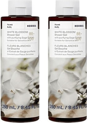 KORRES PROMO SET WHITE SHOWER GEL (2χ250ml)