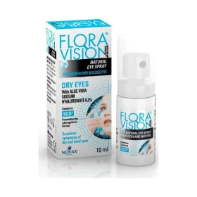 Novax Pharma Flora Vision Dry Eyes Spray Οφθαλμικές Σταγόνες για Ξηροφθαλμία 10ml