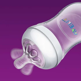 AVENT - Natural Πλαστικό Μπιμπερό 1m+ (SCF035/17) Μπλε | 260ml