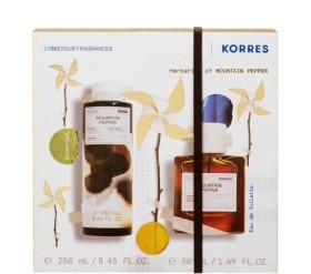 KORRES SET EUA DE TOILETTE & SHOWER GEL MOUNT. PEPPER
