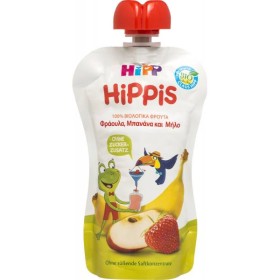 Hipp Hippis Φράουλα, Μπανάνα & Μήλο 100gr