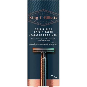 Gillette King C Ξυριστική Μηχανή με Διπλό Άκρο και 5 κεφαλές