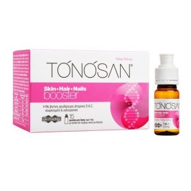 Tonosan Skin Hair Nails Booster, Συμπλήρωμα Διατροφής Για Την Υγιή Κατάσταση Του Δέρματος Των Μαλλιών & Των Νυχιών, 15x7ml