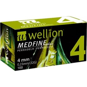 Wellion Medfine Plus 4mm 100τμχ