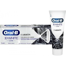 Oral-B 3D White Luxe Perfection Charcoal με Σκόνη Άνθρακα για Λεύκανση 75ml