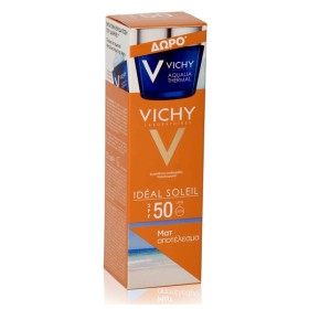 VICHY - Ideal Soleil Dry Touch Face Fluid SPF50 (50ml) & ΔΩΡΟ Aqualia Thermal Spa de Nuit (15ml)