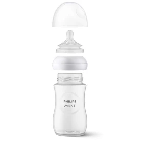 AVENT - Natural Response Μπιμπερό πλαστικό Θηλή ροής 3 SCY903/66 1m+ Καμηλοπάρδαλη | 260ml