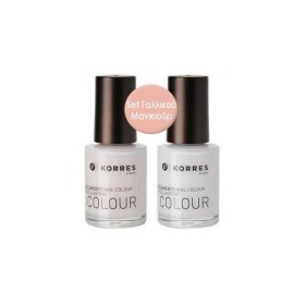 KORRES Nail Colour Σετ Για Γαλλικό Μανικιούρ (White no 00 +Candy Scallop no 08)