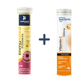 MY ELEMENTS - Immuneed Echinacea (20eff tab)    Vitamin C 1000mg (20eff tab)