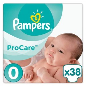 PAMPERS Procare Premium Protection Μέγεθος 0 1-2,5kg 38 Πάνες