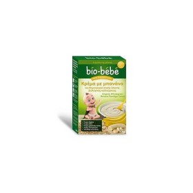 Bio-Bebe Κρέμα με Μπανάνα και Δημητριακά Ολικής Άλεσης 200gr