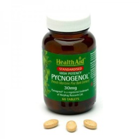 HEALTH AID Herbal Pycnogenol (Pine Bark Extract) - 30 Tablets