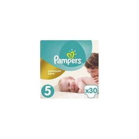 PAMPERS Premium Care Πάνες Μέγεθος 5 (Junior) 11-18 Κg 30 Πάνες