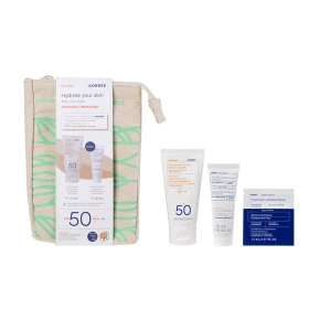 KORRES - Set Yoghurt Hydrate Your Skin Sunscreen Face Cream SPF50+ (50ml) & Δώρο Greek Yoghurt Foaming Cream Cleanser Pre+ Probiotics (20ml)