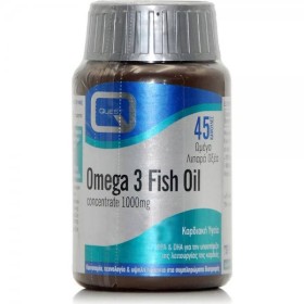 QUEST Marine Omega 3 Fish Oil Concentrate 1000mg Caps 45s