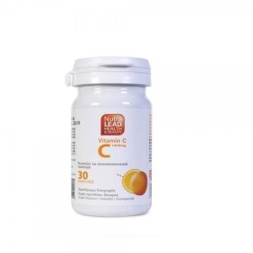 Nutralead Βιταμίνη C 1000mg με γεύση πορτοκάλι, 30caps