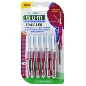 Gum Trav-ler Interdental Brush 1612 Μεσοδόντια Βουρτσάκια 1.4mm Φούξια, 6 τεμάχια