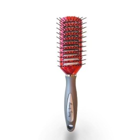BEAUTY SPRING 5225 PopLine High Quality Vent Hair Brush Βούρτσα Μαλλιών Μακρόστενη Αέρος σε Κόκκινο Χρώμα 1τμχ