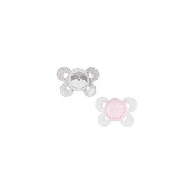 CHICCO Physio Comfort Πιπίλα Σιλικόνης Ροζ με Θήκη 2Τμχ 0-6m+ (74931-11)
