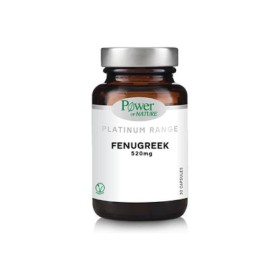 Power Of Nature Platinum Range Fenugreek 520mg 30 κάψουλες