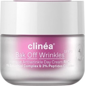 CLINEA DAY CREAM RICH BAK OFF WRINKLES SPF 20 ,50 ML
