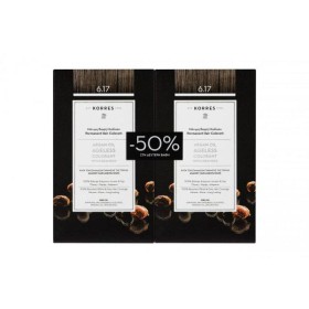 Korres PROMO -50% ΣΤΗ ΔΕΥΤΕΡΗ ΒΑΦΗ Argan Oil Ageless Colorant with Ceramides 6.17 Ξανθό Σκούρο Μπεζ Μόνιμη Βαφή Μαλλιών με Τεχνο