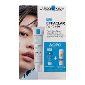 LA ROCHE POSAY - Promo Effaclar Duo+M (40ml) & Effaclar Gel (50ml) & Anthelios Oil Correct Photocorrection Daily Gel-Cream SPF50+ (3ml)