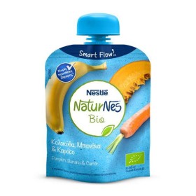 Nestle Naturnes Bio Με Κολοκύθα, Μπανάνα & Καρότο, 6m+, 90g