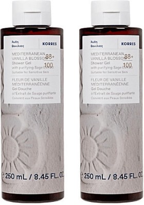 KORRES PROMO SET MEDIT VANILLE BLOS SHOWER GEL (2χ250ML)