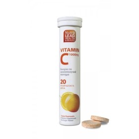 Nutralead Βιταμίνη C 1000mg Με Γεύση Πορτοκάλι , 20τεμ.